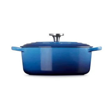 Le Creuset Signature gjutjärn oval gryta - Azure, 4,1 L - Le Creuset