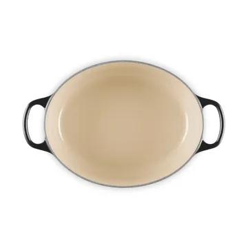 Le Creuset Signature gjutjärn oval gryta - Black, 4,1 L - Le Creuset