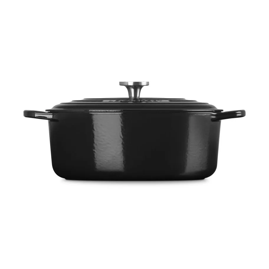 Le Creuset Signature gjutjärn oval gryta, Black, 6,3 L Le Creuset