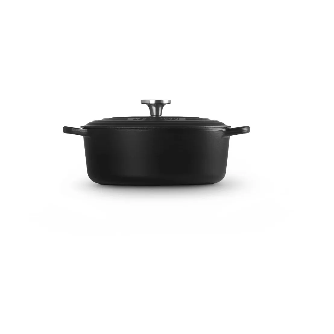 Le Creuset Signature gjutjärn oval gryta, Matte Black, 4,1 L Le Creuset