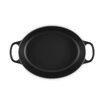 Le Creuset Signature gjutjärn oval gryta - Matte Black, 4,1 L - Le Creuset