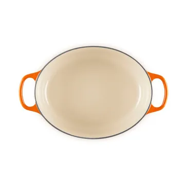 Le Creuset Signature gjutjärn oval gryta - Volcanic, 4,1 L - Le Creuset