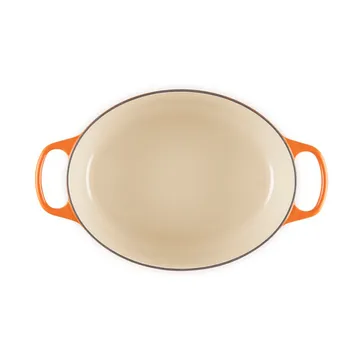 Le Creuset Signature gjutjärn oval gryta - Volcanic, 6,3 L - Le Creuset