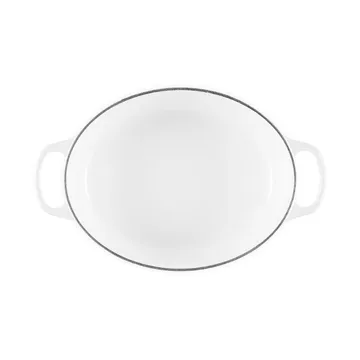 Le Creuset Signature gjutjärn oval gryta - White, 4,1 L - Le Creuset