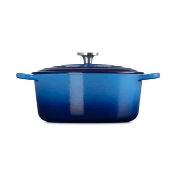 Le Creuset Signature gjutjärn rund gryta - Azure, 6,7 L - Le Creuset