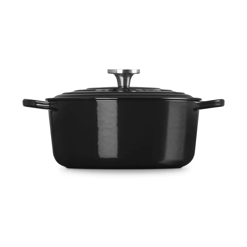 Le Creuset Signature gjutjärn rund gryta, Black, 5,3 L Le Creuset