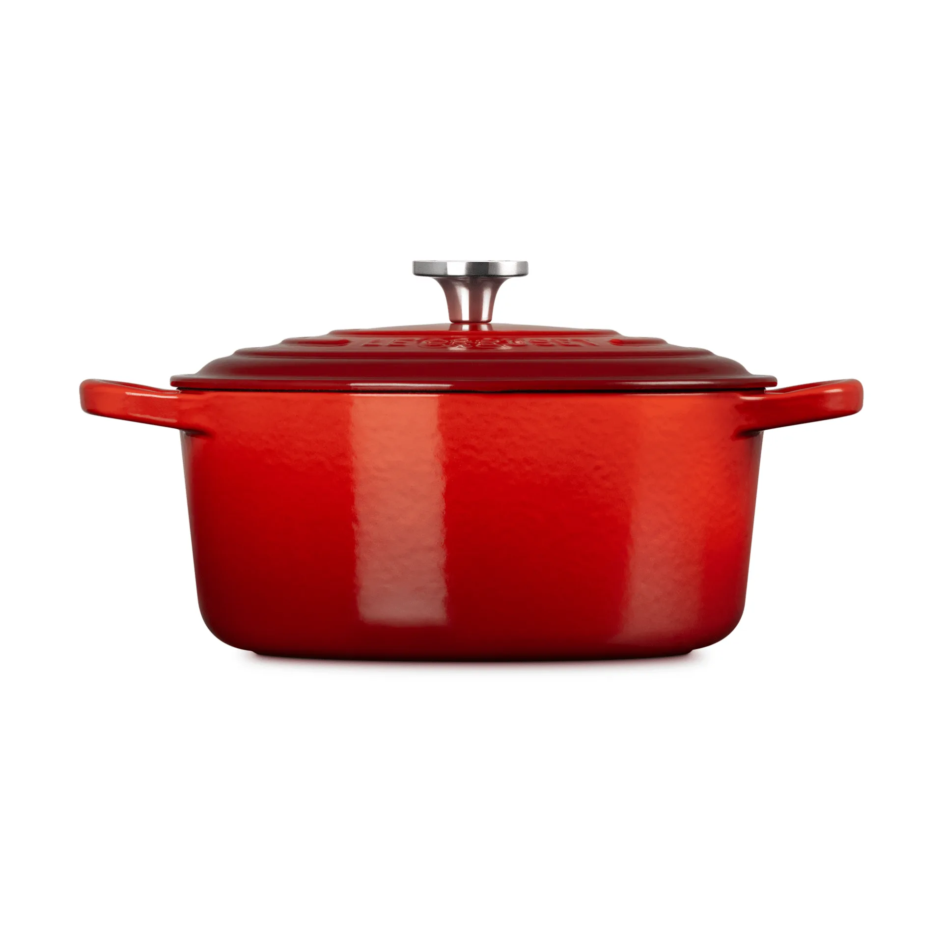 Le Creuset Signature gjutjärn rund gryta, Cerise, 3,3 L Le Creuset