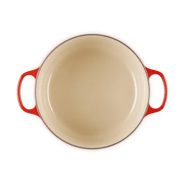 Le Creuset Signature gjutjärn rund gryta - Cerise, 6,7 L - Le Creuset