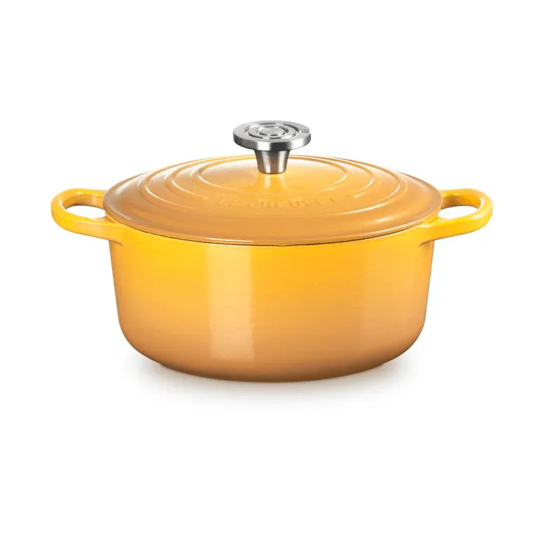 Le Creuset Signature gjutjärn rund gryta, Nectar, 4,2 L Le Creuset