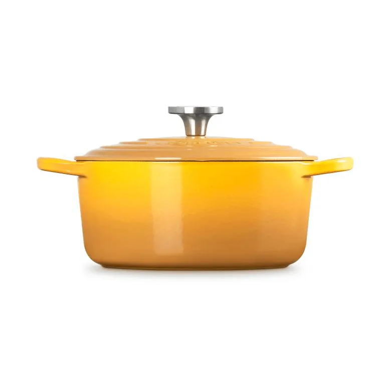 Le Creuset Signature gjutjärn rund gryta, Nectar, 4,2 L Le Creuset