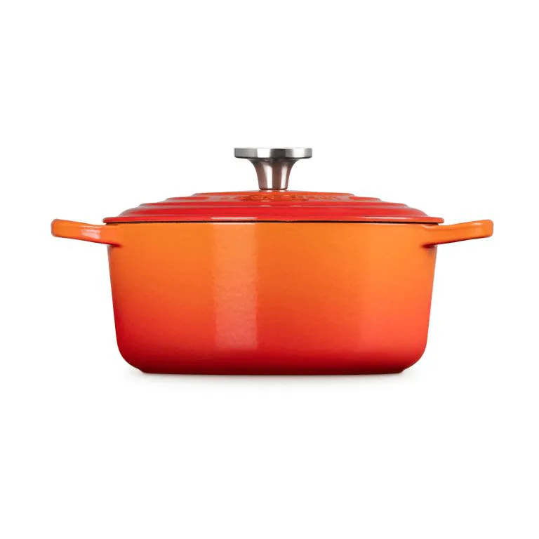 Le Creuset Signature gjutjärn rund gryta, Volcanic, 4,2 L Le Creuset