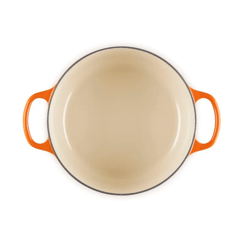 Le Creuset Signature gjutjärn rund gryta, Volcanic, 4,2 L Le Creuset