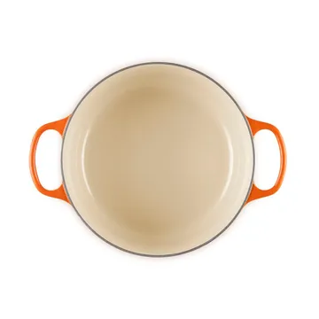 Le Creuset Signature gjutjärn rund gryta - Volcanic, 5,3 L - Le Creuset