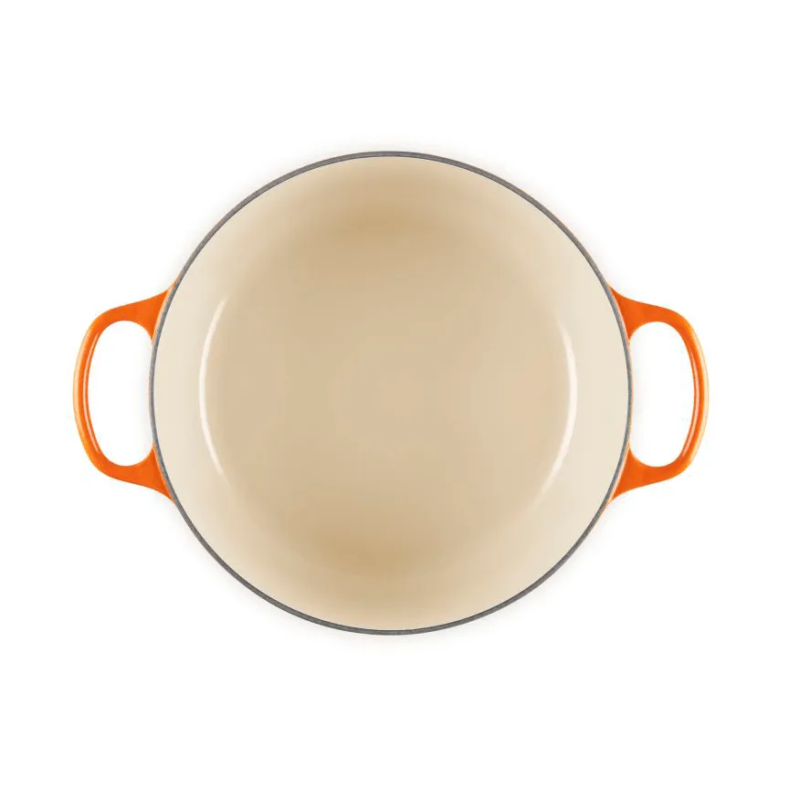 Le Creuset Signature gjutjärn rund gryta, Volcanic, 6,7 L Le Creuset