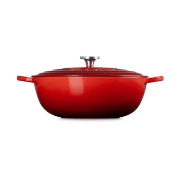 Le Creuset Signature gjutjärn stekgryta - Cerise, 7 L - Le Creuset