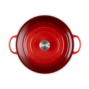 Le Creuset Signature gjutjärn stekgryta - Cerise, 7 L - Le Creuset