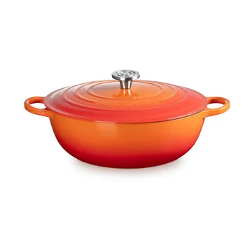 Le Creuset Signature gjutjärn stekgryta - Volcanic, 7 L - Le Creuset