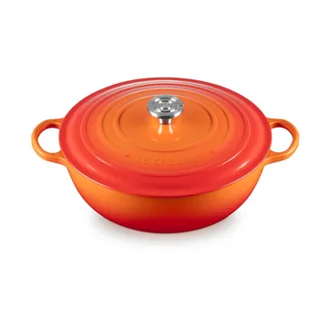 Le Creuset Signature gjutjärn stekgryta - Volcanic, 7 L - Le Creuset