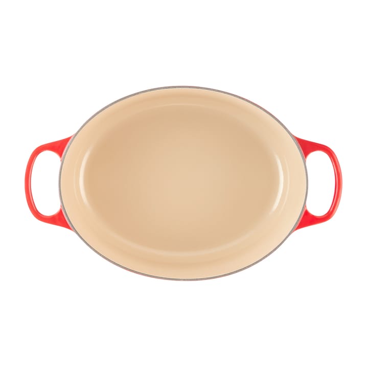 Le Creuset Signature oval gryta 6,3 l, Cerise Le Creuset