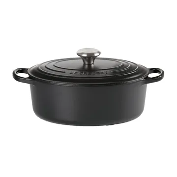 Le Creuset Signature oval gryta 6,3 l - Matte black - Le Creuset