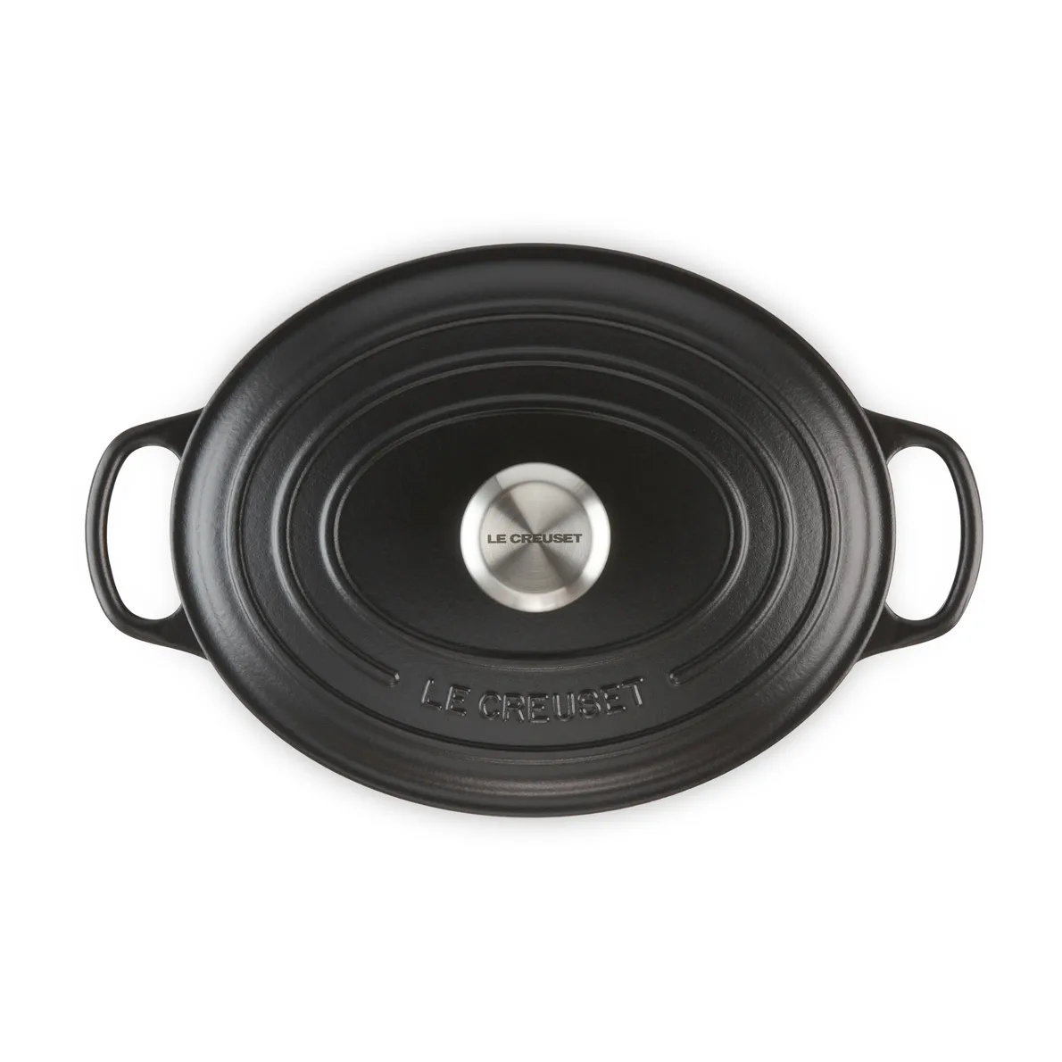 Le Creuset Signature oval gryta 6,3 l, Matte black Le Creuset