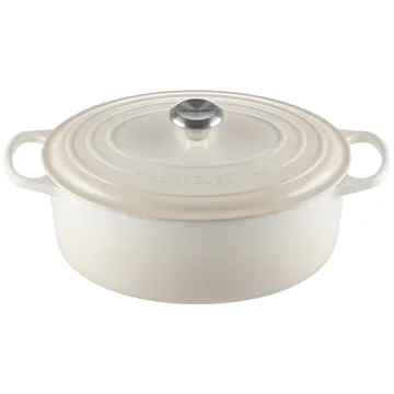 Le Creuset Signature oval gryta 6,3 l - Meringue - Le Creuset