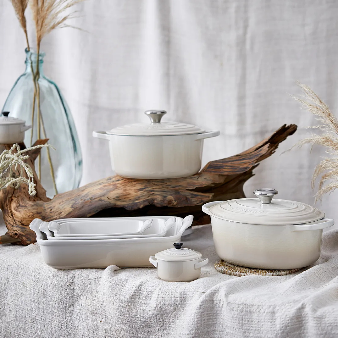 Le Creuset Signature oval gryta 6,3 l, Meringue Le Creuset