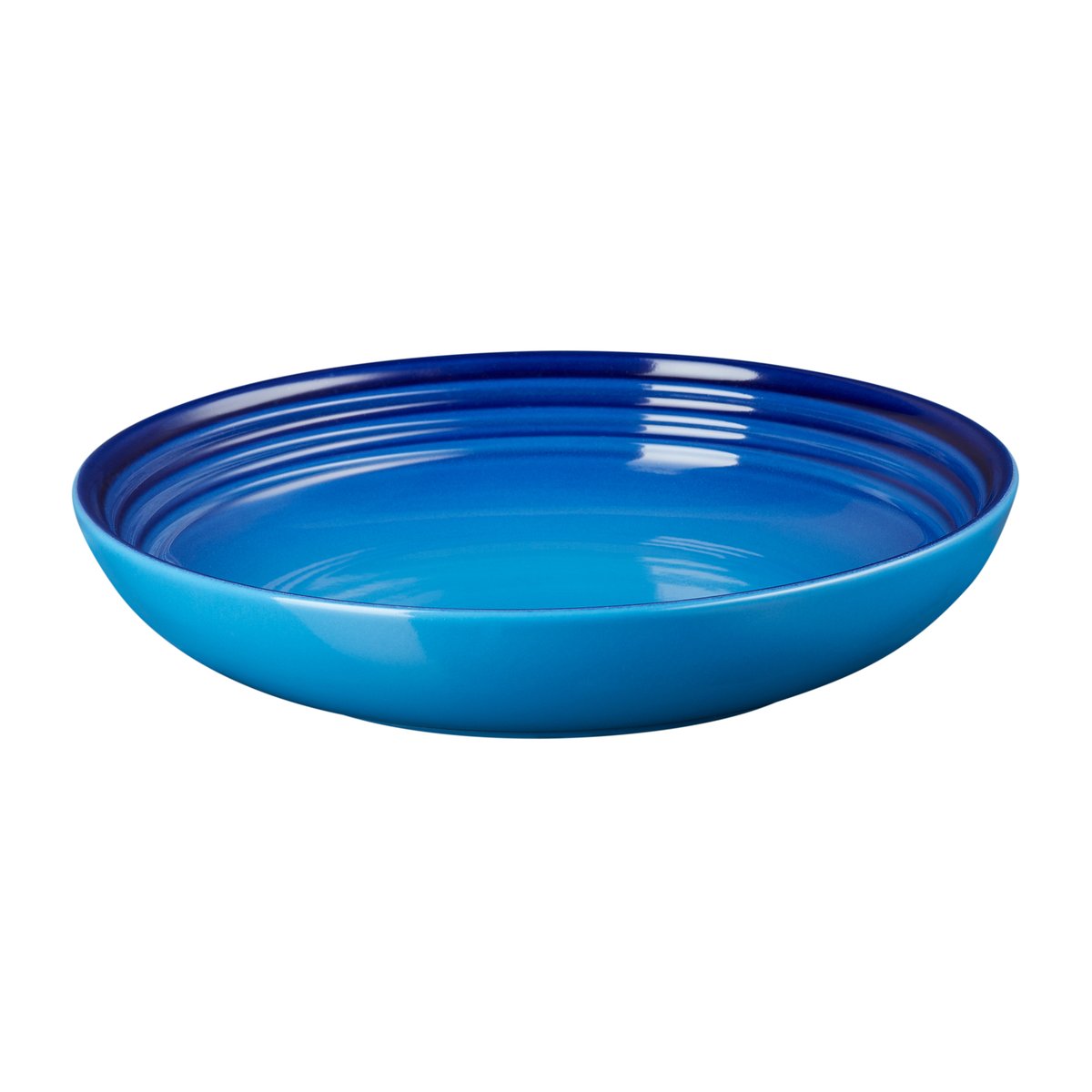 Le Creuset Signature pastatallrik 22 cm Azure blue | Skandinavisk Design | Djupa tallrikar | Blå
