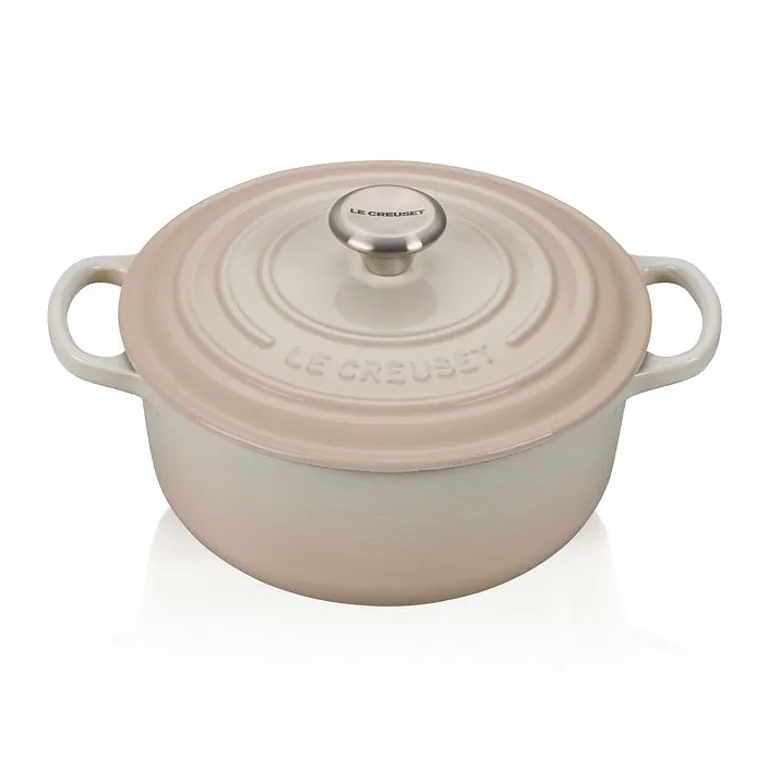 Le Creuset Signature rund gryta 4,2 l, Meringue Le Creuset
