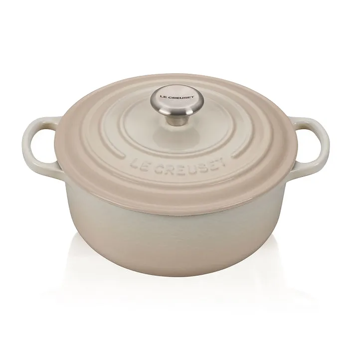 Le Creuset Le Creuset Signature rund gryta 4,2 l Meringue