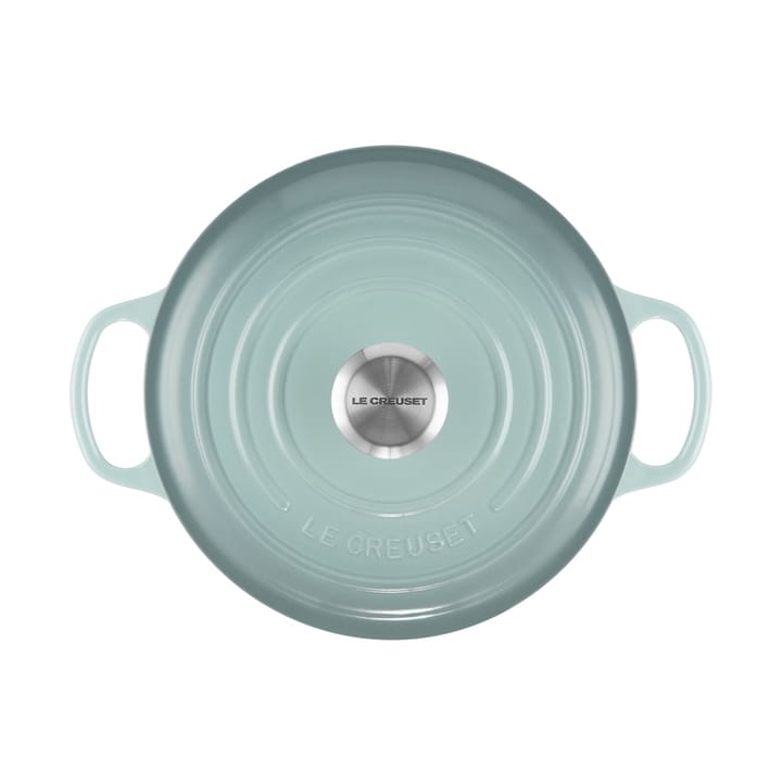 Le Creuset Signature rund gryta 4,2 l, Sea Salt Le Creuset
