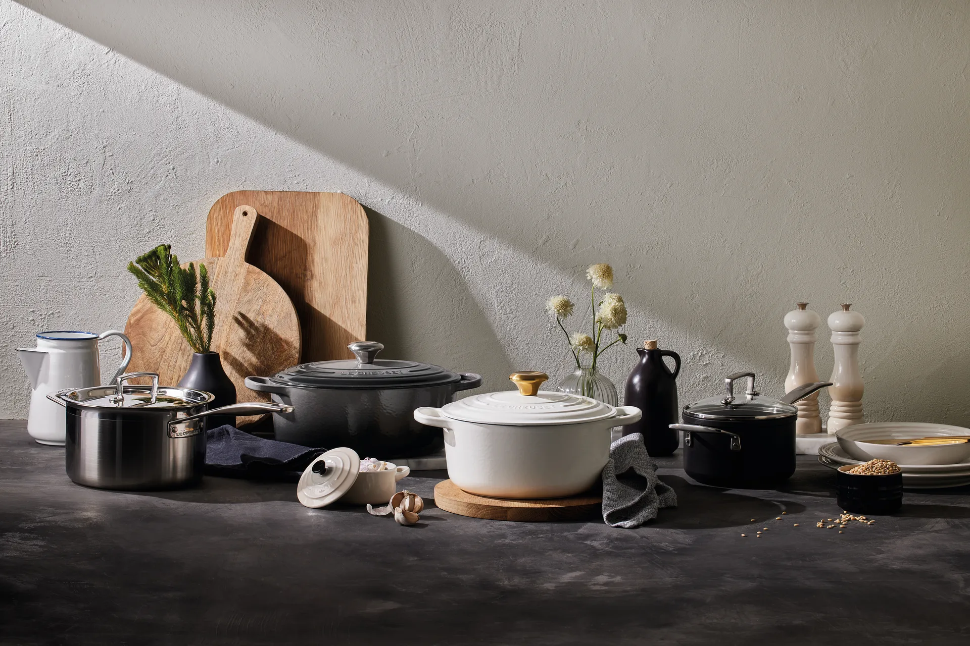 Le Creuset Signature rund gryta 4,2 l, White Le Creuset