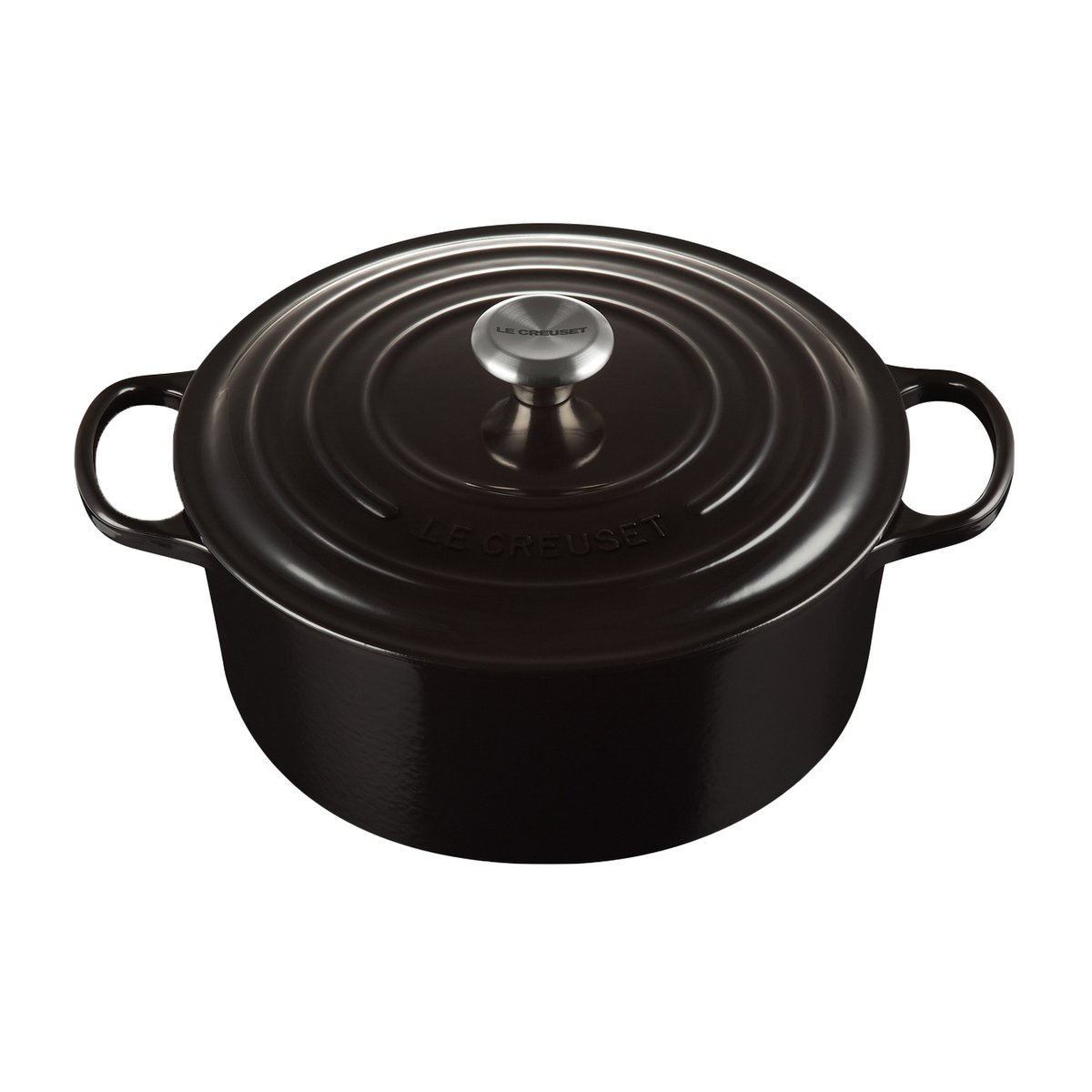 Le Creuset Signature rund gryta 6,7 l Black | Skandinavisk Design | Grytor | Svart