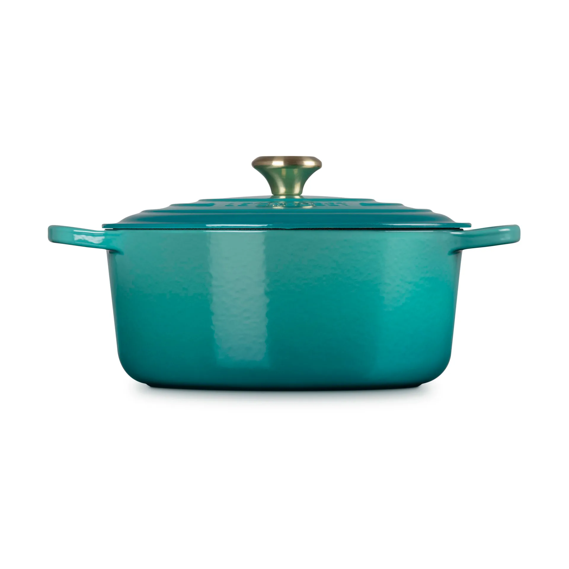 Le Creuset Signature rund gryta 6,7 l, Bleu Riviera Le Creuset