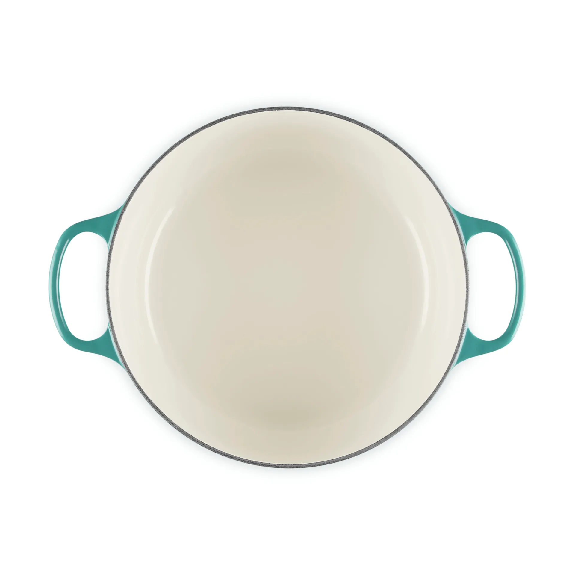 Le Creuset Signature rund gryta 6,7 l, Bleu Riviera Le Creuset