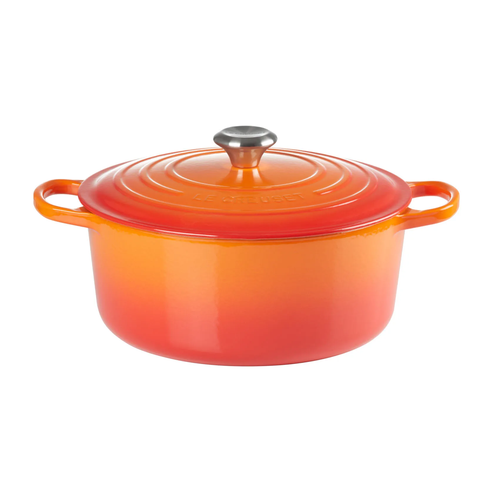 Le Creuset Signature rund gryta 6,7 l, Volcanic Le Creuset