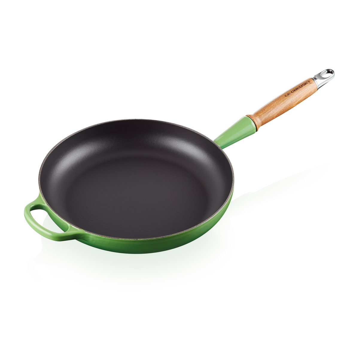 Le Creuset Signature stekpanna trähandtag 28 cm Bamboo Green