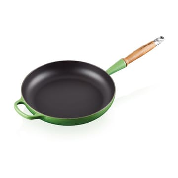 Le Creuset Signature stekpanna trähandtag 28 cm - Bamboo Green - Le Creuset