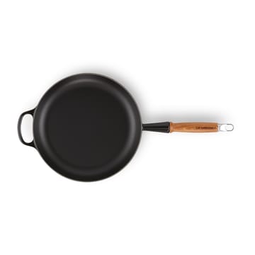 Le Creuset Signature stekpanna trähandtag 28 cm - Black Onyx - Le Creuset