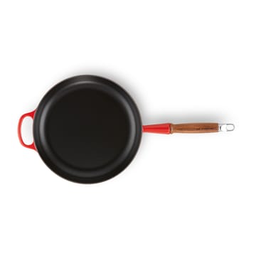 Le Creuset Signature stekpanna trähandtag 28 cm - Cerise - Le Creuset