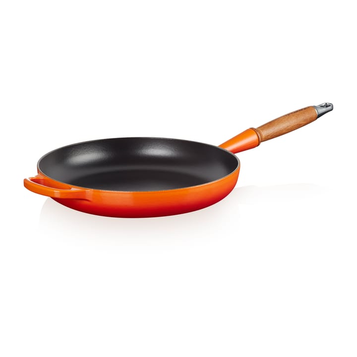 Le Creuset Signature stekpanna trähandtag 28 cm - Flame - Le Creuset