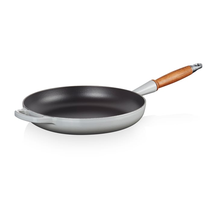 Le Creuset Signature stekpanna trähandtag 28 cm, Mist Grey Le Creuset