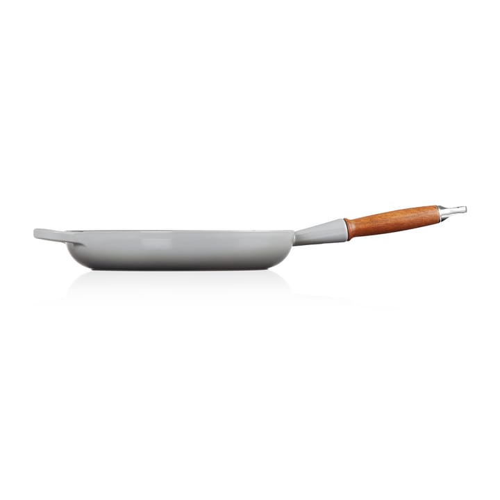 Le Creuset Signature stekpanna trähandtag 28 cm, Mist Grey Le Creuset