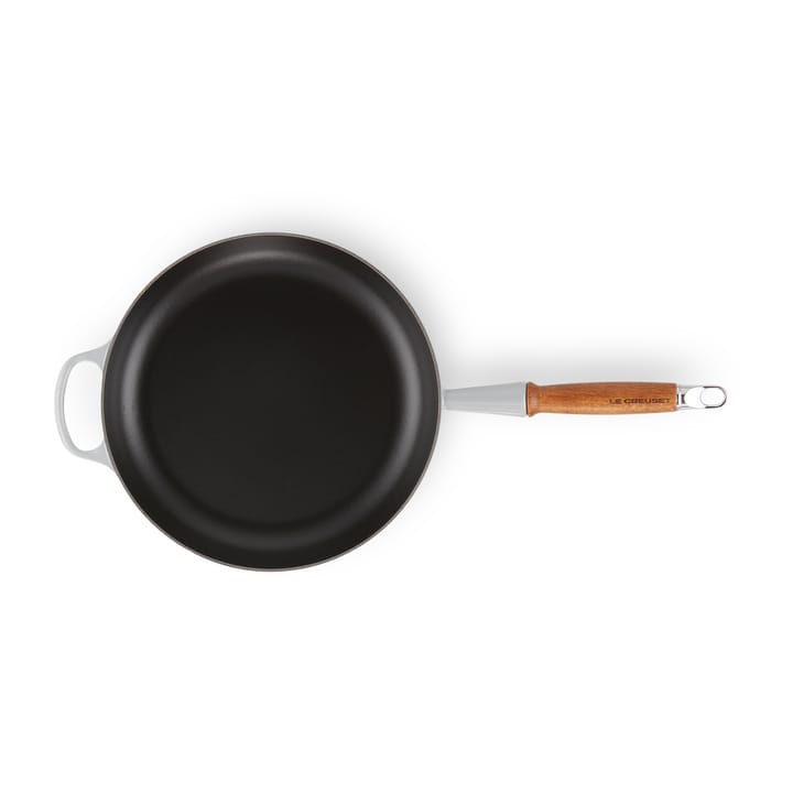 Le Creuset Signature stekpanna trähandtag 28 cm, Mist Grey Le Creuset