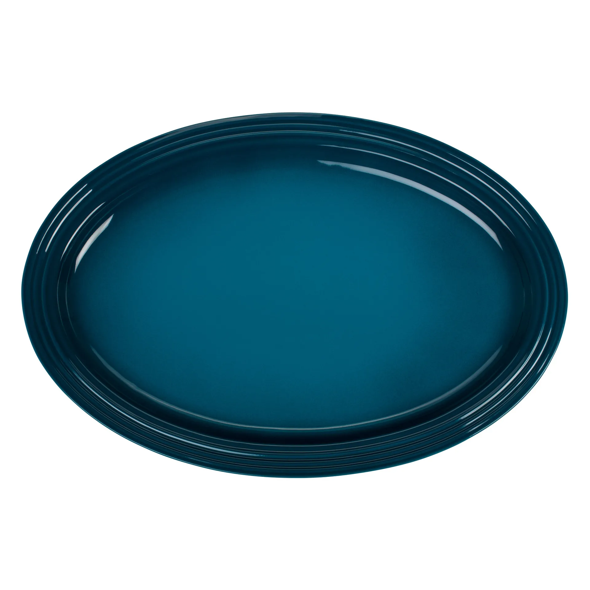 Le Creuset Signature stort serveringsfat 46 cm, Deep Teal Le Creuset