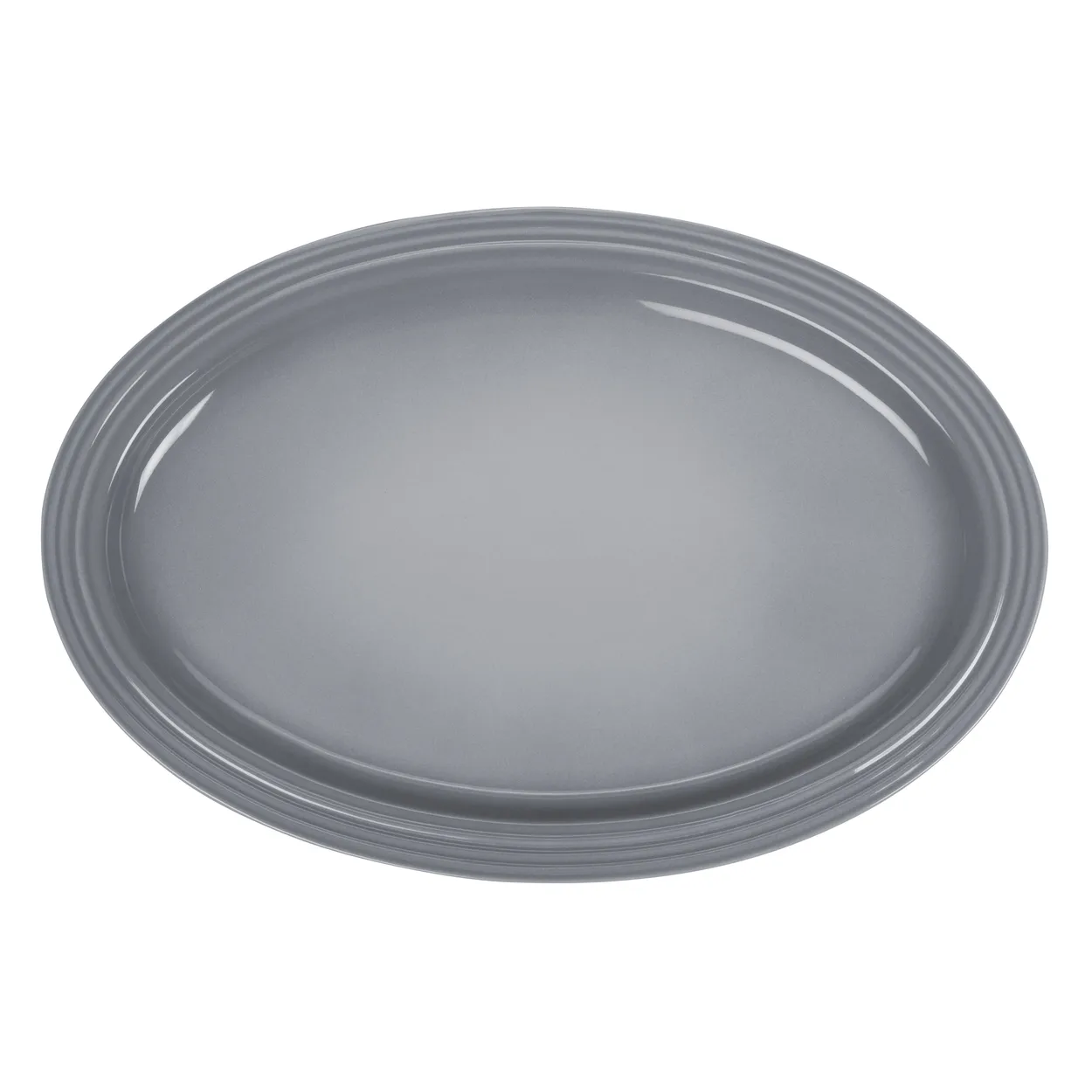 Le Creuset Signature stort serveringsfat 46 cm Mist gray