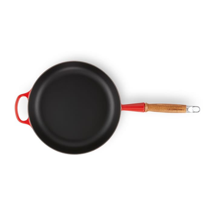 Le Creuset Signature traktörpanna trähandtag 28 cm, Cerise Le Creuset