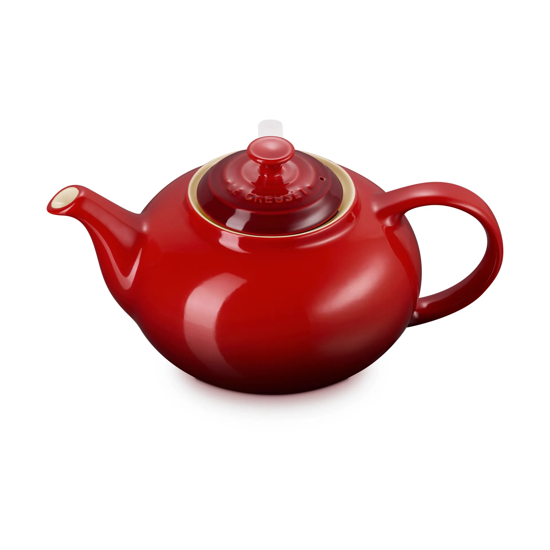 Le Creuset tekanna, Cerise, med sil, 1,3 L Le Creuset