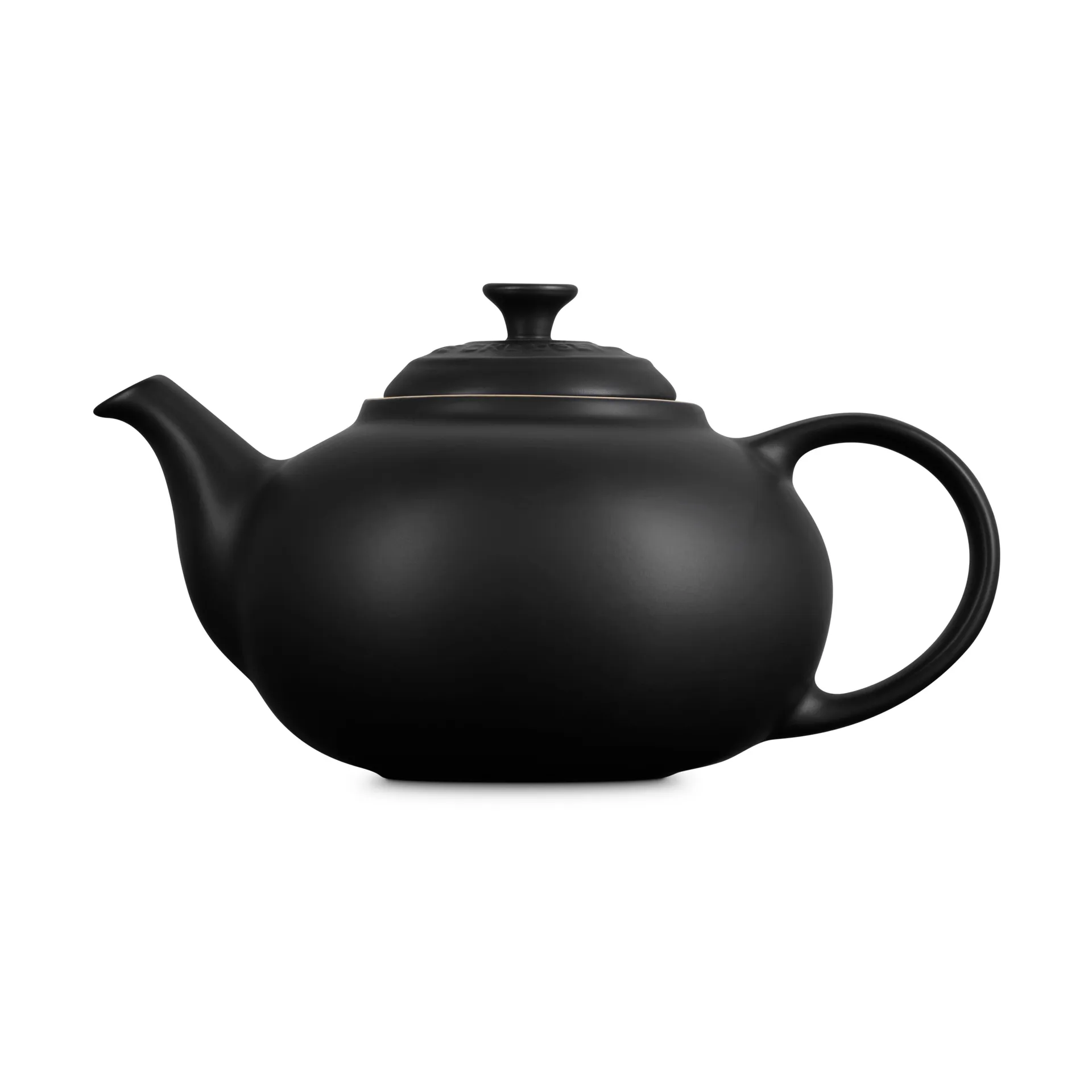 Le Creuset tekanna, Matte Black, med sil, 1,3 L Le Creuset