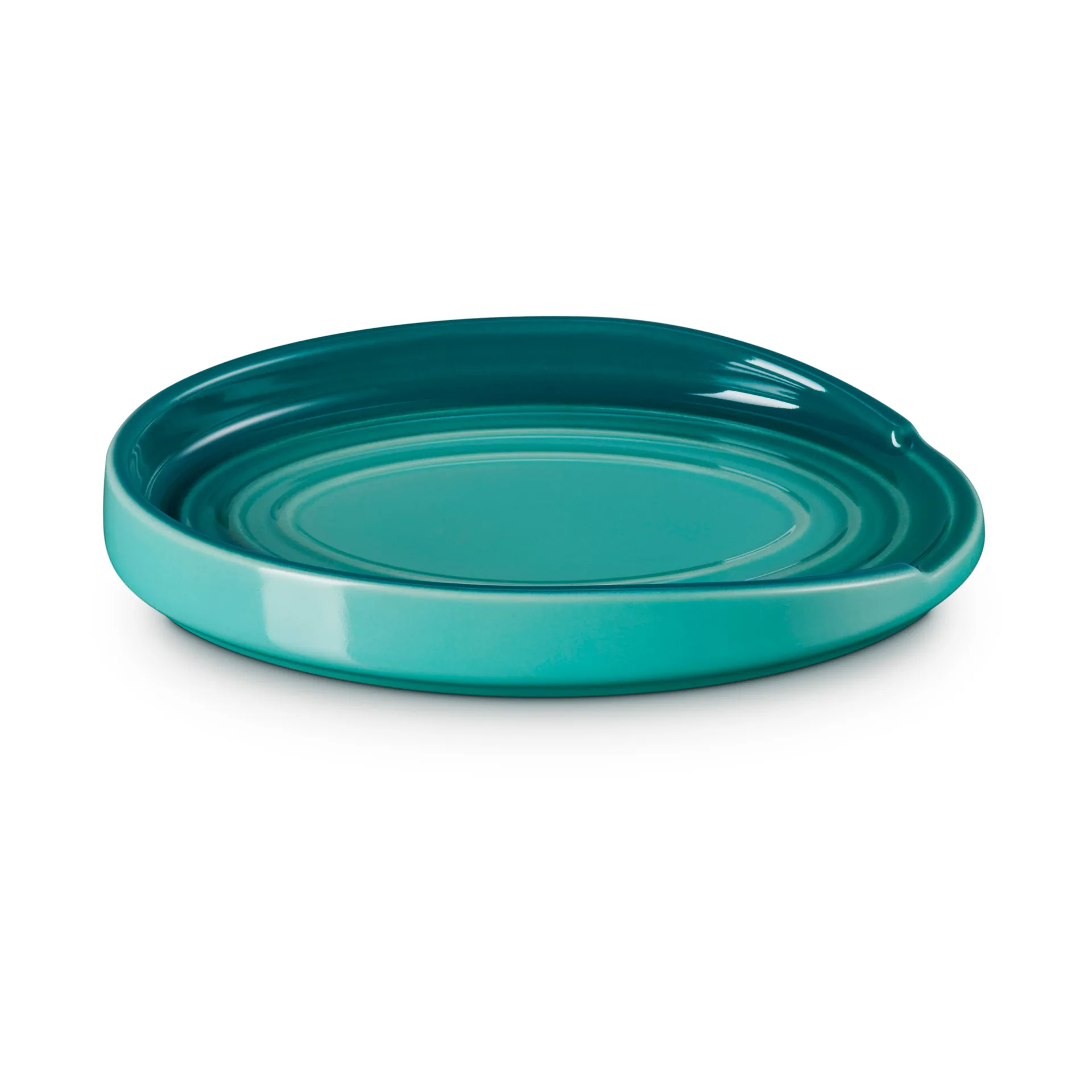Oval hållare till grytsked, Bleu Riviera Le Creuset